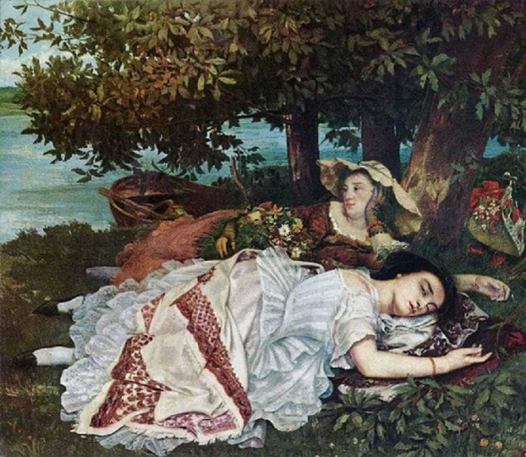 the-young-ladies-on-the-banks-of-the-seine سبک رئالیسم