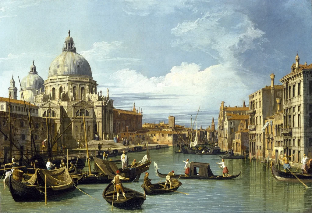 Canaletto The Entrance to the Grand Canal Venice - سبک هایپررئالیسم